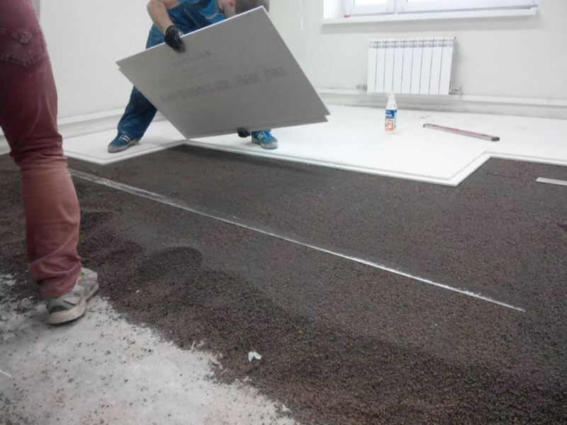 Сухая стяжка Knauf